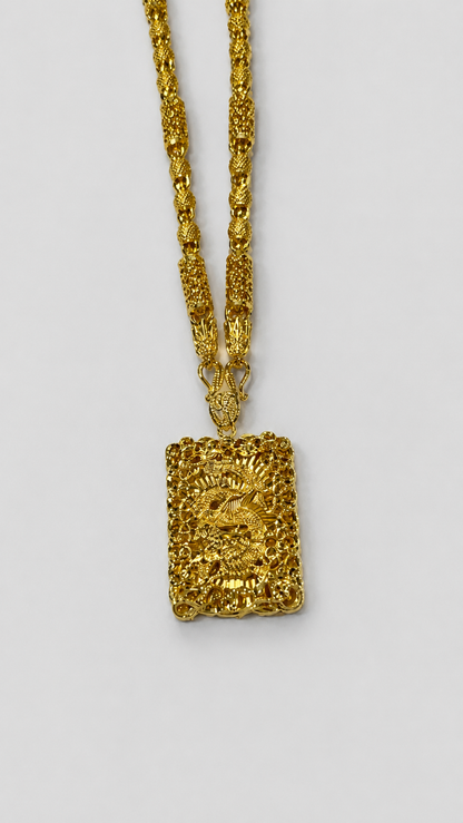 24K DRAGON PENDANT