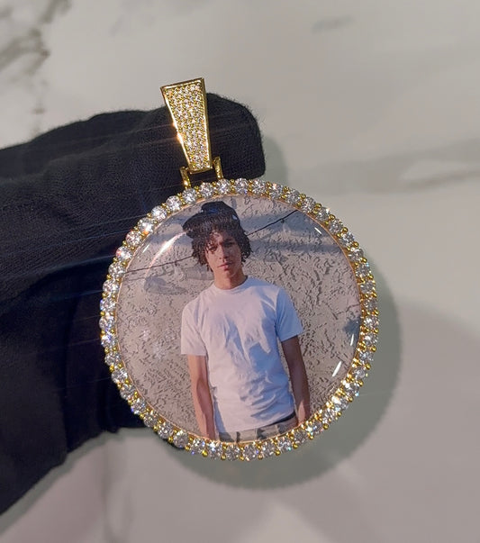 CUSTOM MEMORIAL PENDANT - YELLOW GOLD