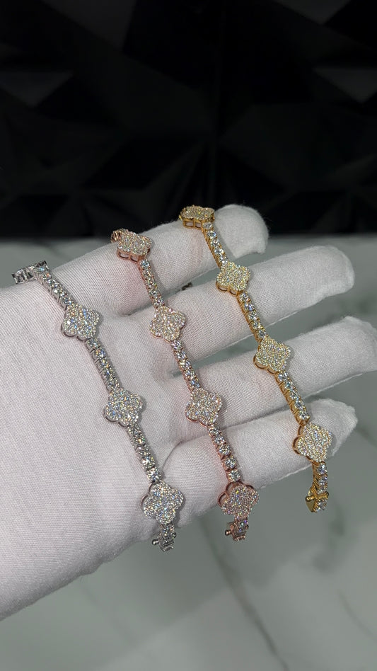 VVS CLOVER BRACELETS (ROSE GOLD/YELLOW GOLD/SILVER)