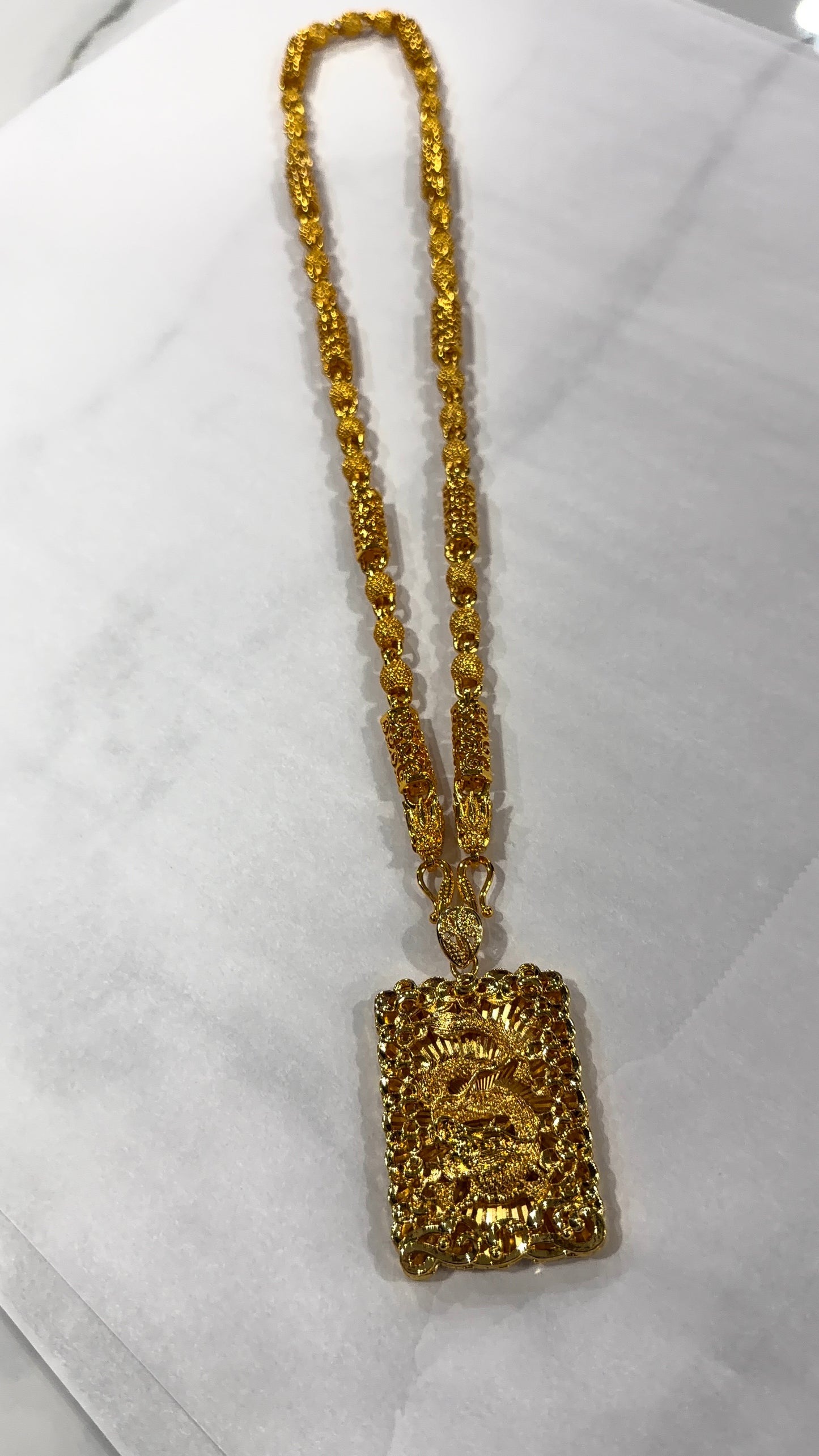24K DRAGON PENDANT